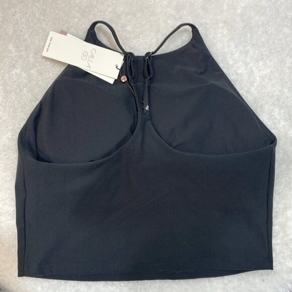 CALIA Women's LustraLux Cross Back Crop Top - Picture 8 of 11